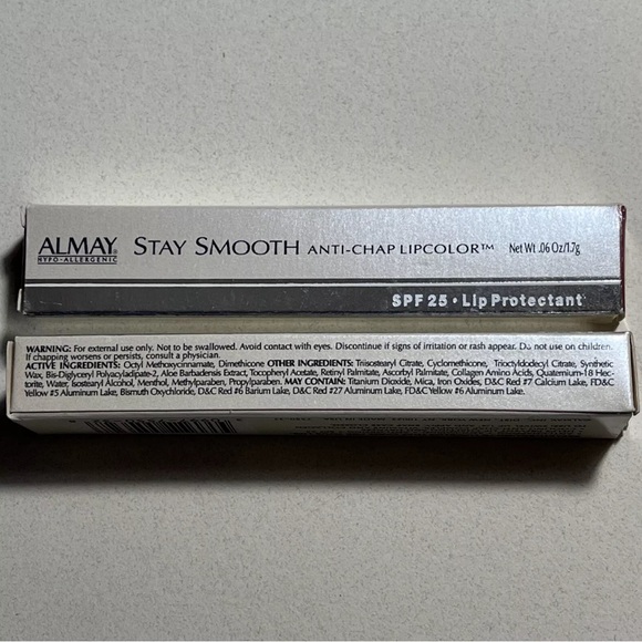 2x ALMAY Stay Smooth Anti-Chap Lipcolor with SPF 25 - Lip Protectant #MIST - Picture 3 of 7